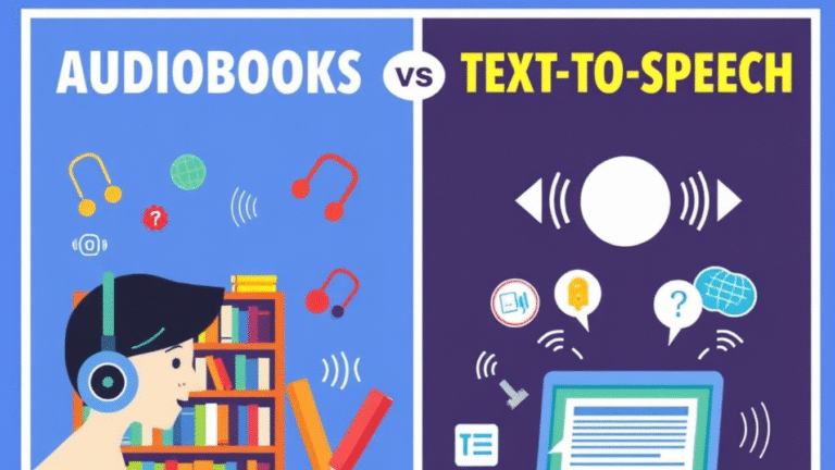 The Difference Between Audiobooks and Text to Speech
